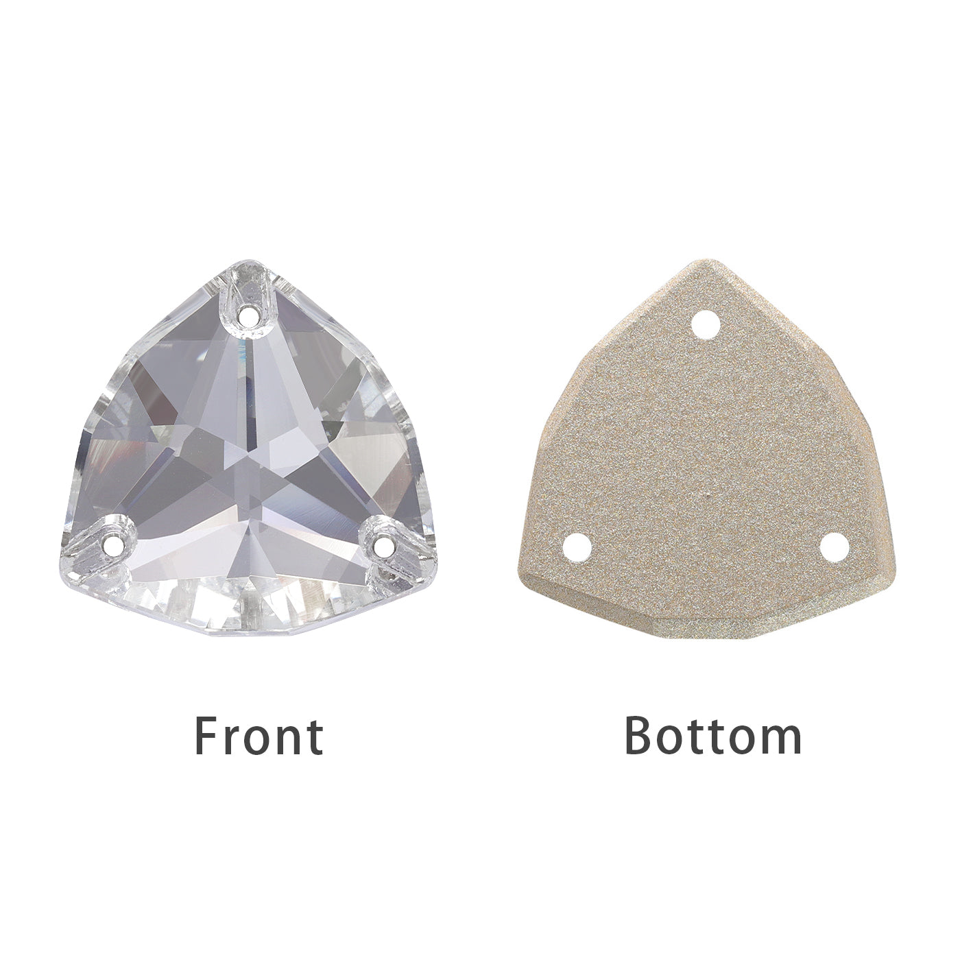 Crystal Trilliant Forme en verre de haute qualité Rétalonnets