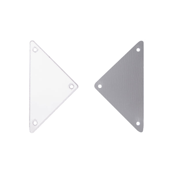 Triangle Shape Multi Colors Acrylic Sew-on Mirror For Dance Costume WholesaleRhinestone