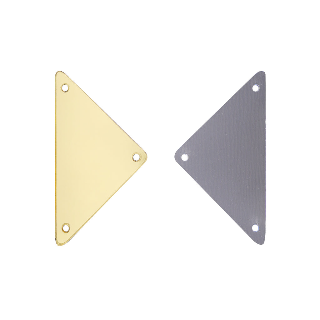 Triangle Shape Multi Colors Acrylic Sew-on Mirror For Dance Costume WholesaleRhinestone