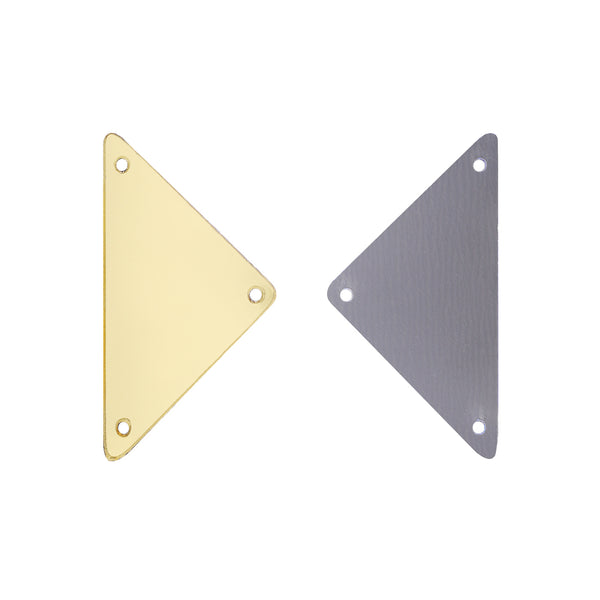 Triangle Shape Multi Colors Acrylic Sew-on Mirror For Dance Costume WholesaleRhinestone