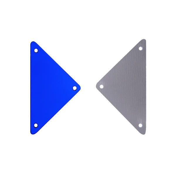 Triangle Shape Multi Colors Acrylic Sew-on Mirror For Dance Costume WholesaleRhinestone