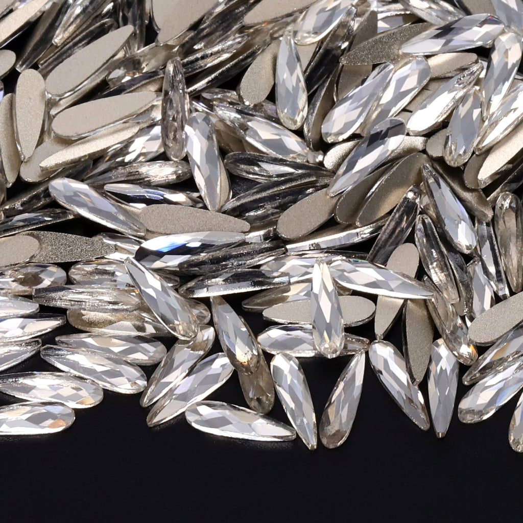 Raindrop Shape Crystal Flat Back Fancy Rhinestones