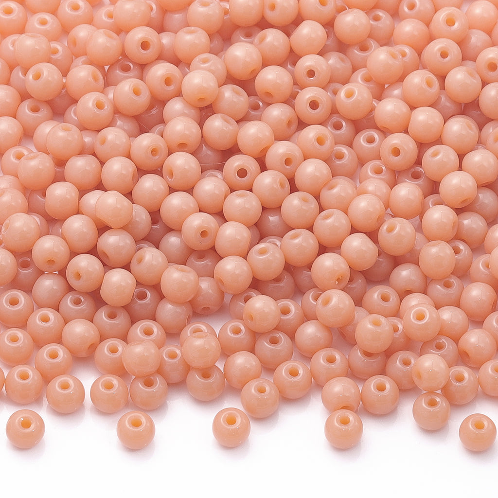 Various Colors 4.5 MM Round Shape Glass Seed Beads for Bracelets and Jewelry Making WholesaleRhinestone