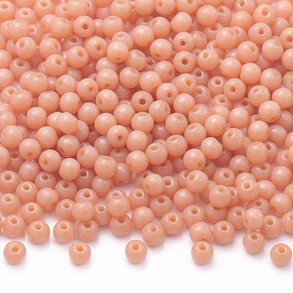 Various Colors 4.5 MM Round Shape Glass Seed Beads for Bracelets and Jewelry Making WholesaleRhinestone