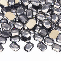 Octagon Shape Black Diamond Flat Back Fancy Rhinestones WholesaleRhinestone