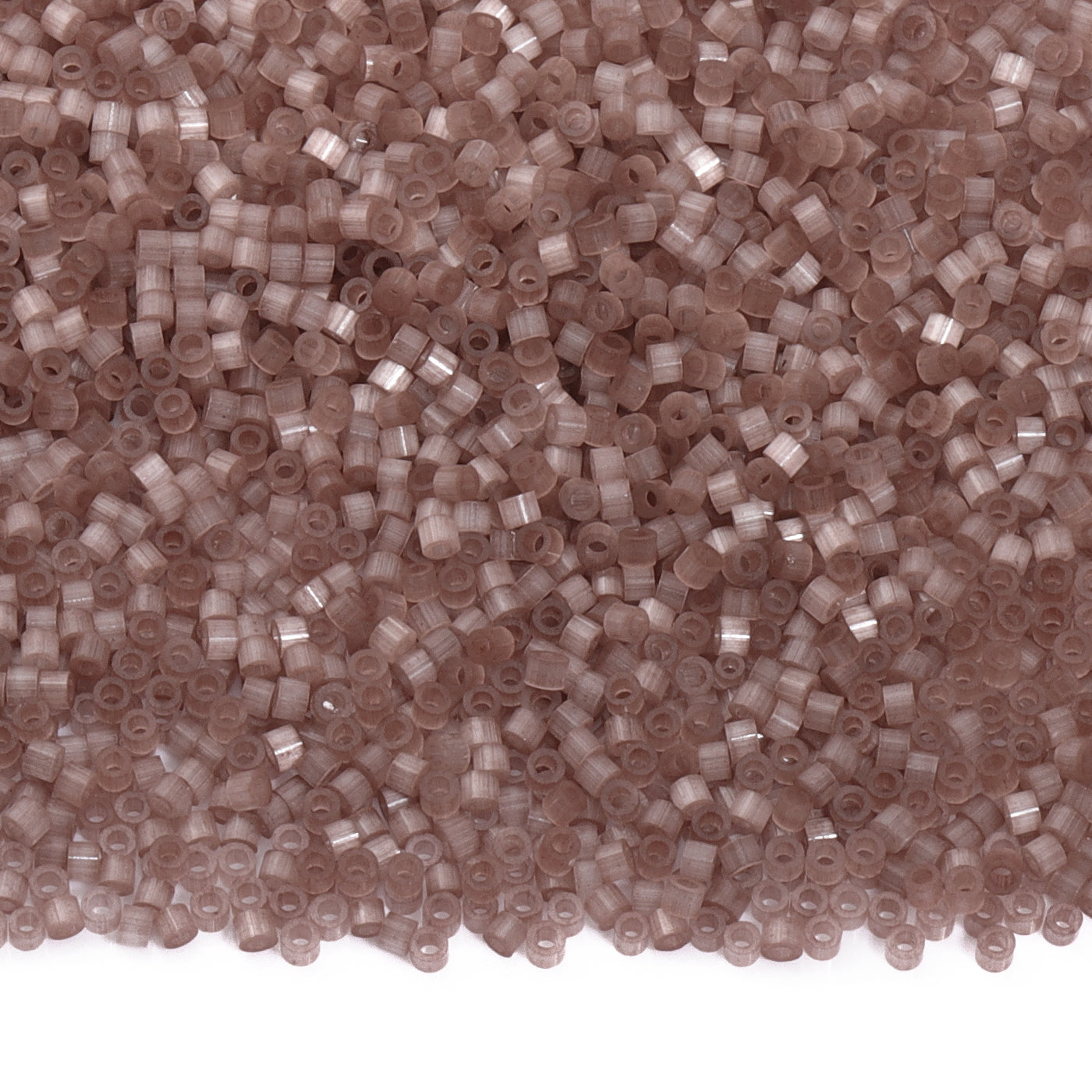 Transparent Silk Satin Cat's Eye Color Hight Quality Glass Cylinder Seed Beads 1.6 MM Size MY4018 WholesaleRhinestone メイン画像