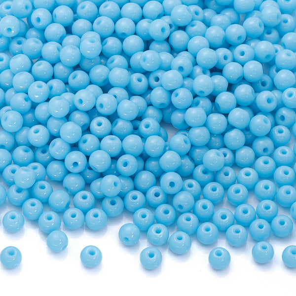 Various Colors 4.5 MM Round Shape Glass Seed Beads for Bracelets and Jewelry Making WholesaleRhinestone