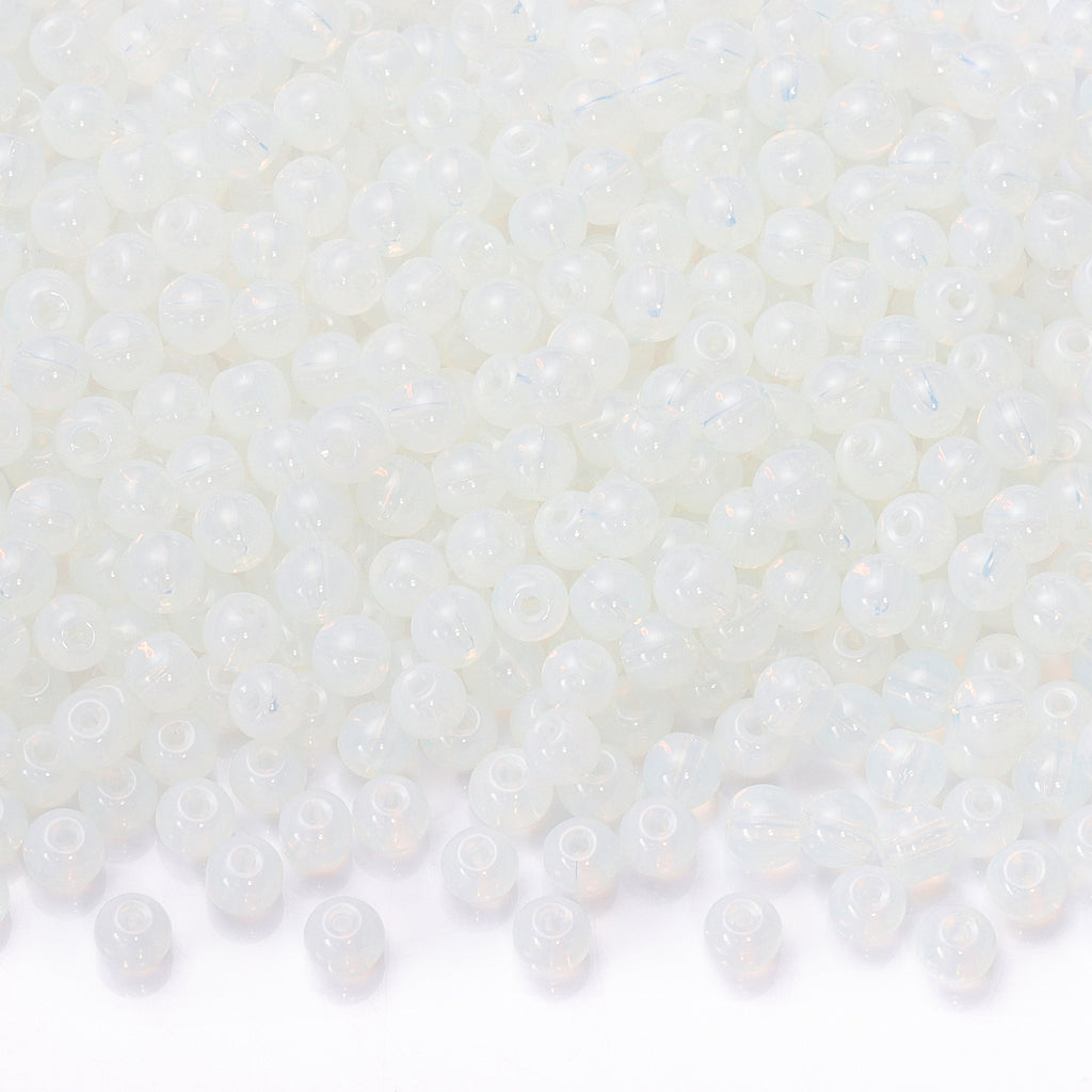 Various Colors 4.5 MM Round Shape Glass Seed Beads for Bracelets and Jewelry Making WholesaleRhinestone