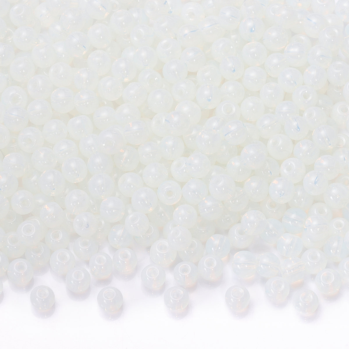 Various Colors 4.5 MM Round Shape Glass Seed Beads for Bracelets and Jewelry Making WholesaleRhinestone