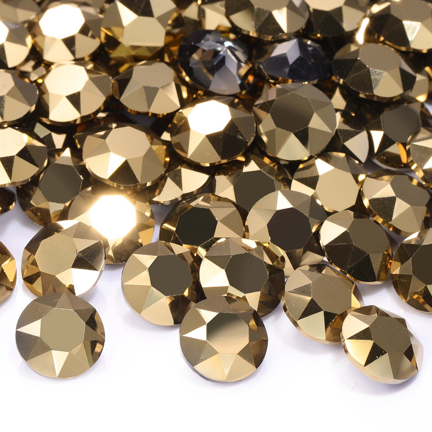 Dorado Gemstone Flower Shape High Quality Glass Pointed Back Fancy Rhinestones