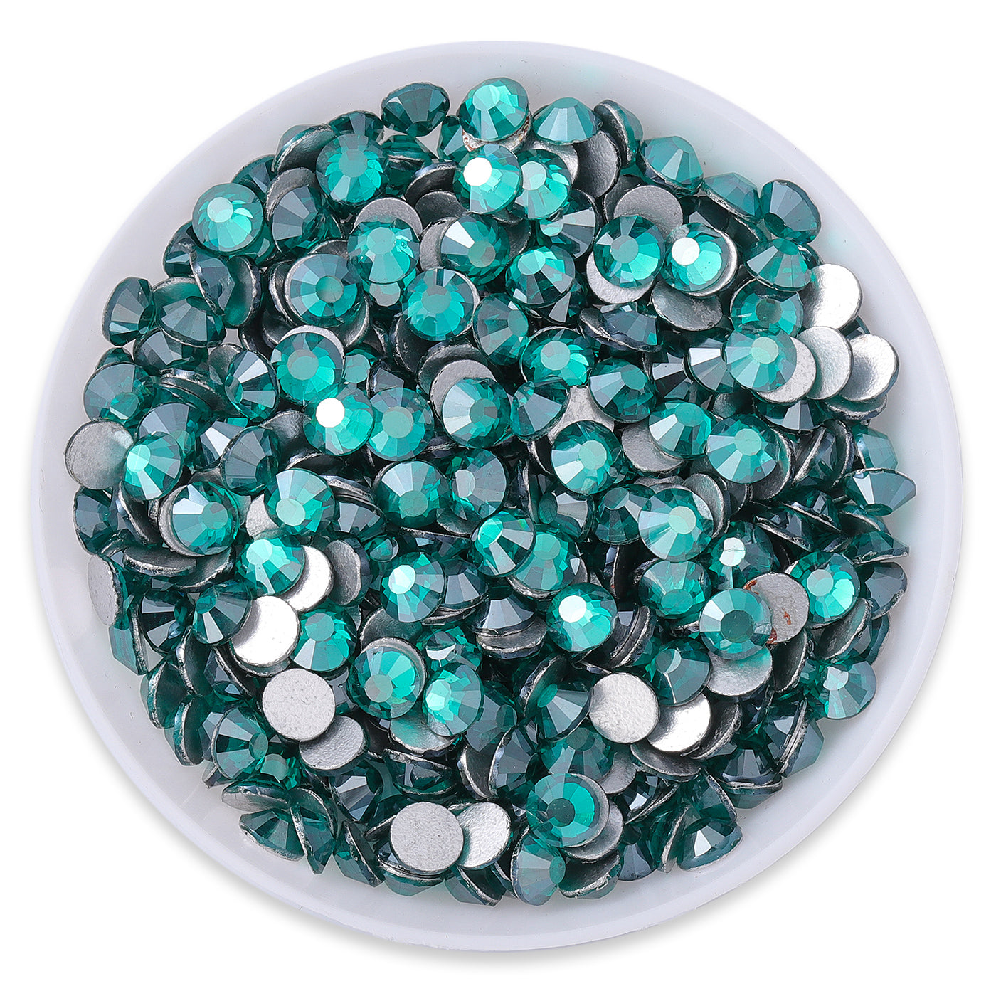 Star Blue Zircon Glass FlatBack Rhinestones Silver Back WholesaleRhinestone Main image