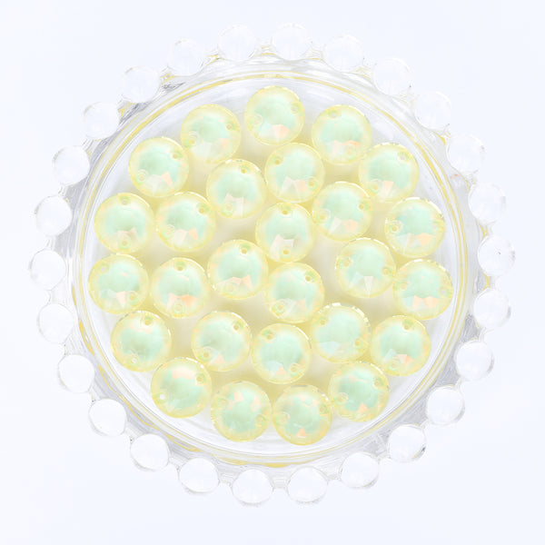 Jonquil AM XIRIUS Round Shape High Quality Glass Sew-on Rhinestones WholesaleRhinestone