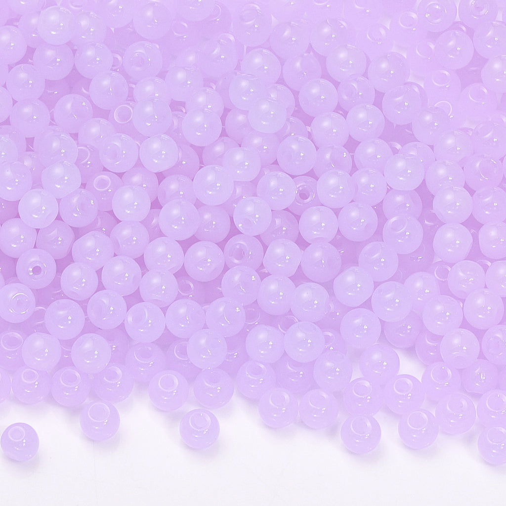 Various Colors 4.5 MM Round Shape Glass Seed Beads for Bracelets and Jewelry Making WholesaleRhinestone
