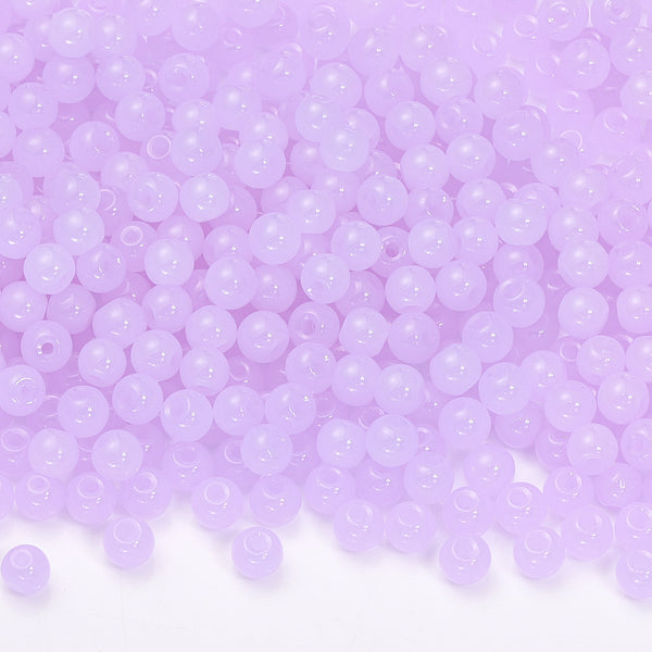 Various Colors 4.5 MM Round Shape Glass Seed Beads for Bracelets and Jewelry Making WholesaleRhinestone