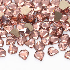 Diamond Shape Champagne Flat Back Fancy Rhinestones WholesaleRhinestone