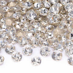 Crystal Gemstone Flower Shape High Quality Glass Pointed Back Fancy Rhinestones