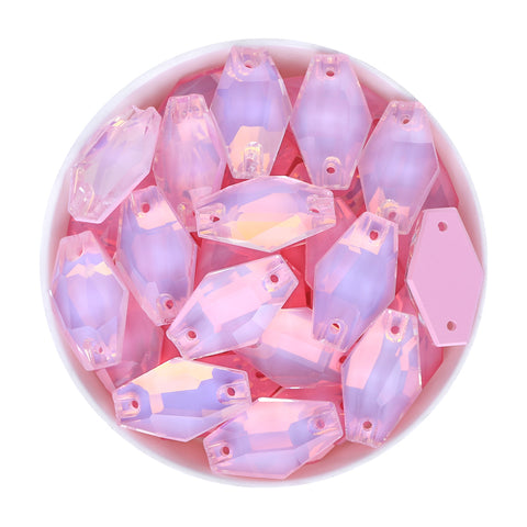 Rosaline AM Hexagon Shape High Quality Glass Sew-on Rhinestones WholesaleRhinestone メイン画像
