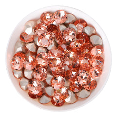 Water Red XIRIUS Chaton Shape Glass Pointed Back Fancy Rhinestones