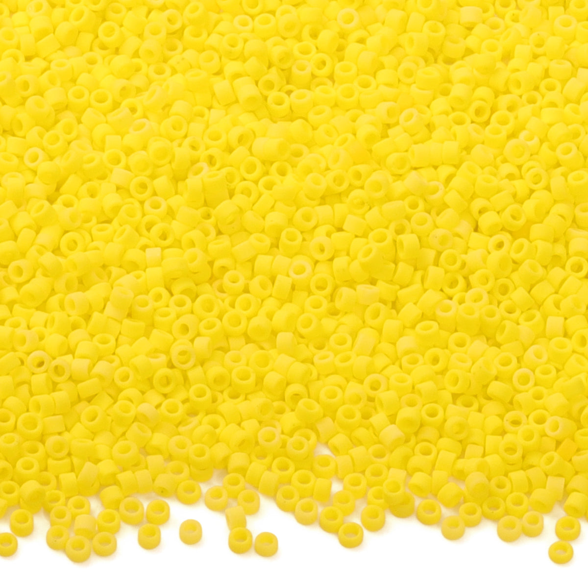 Gelo opaco di colore giallo brillante di alta qualità perle di semi di cilindri di vetro di alta qualità 1,6 mm BS1007 Immagine principale del prodotto