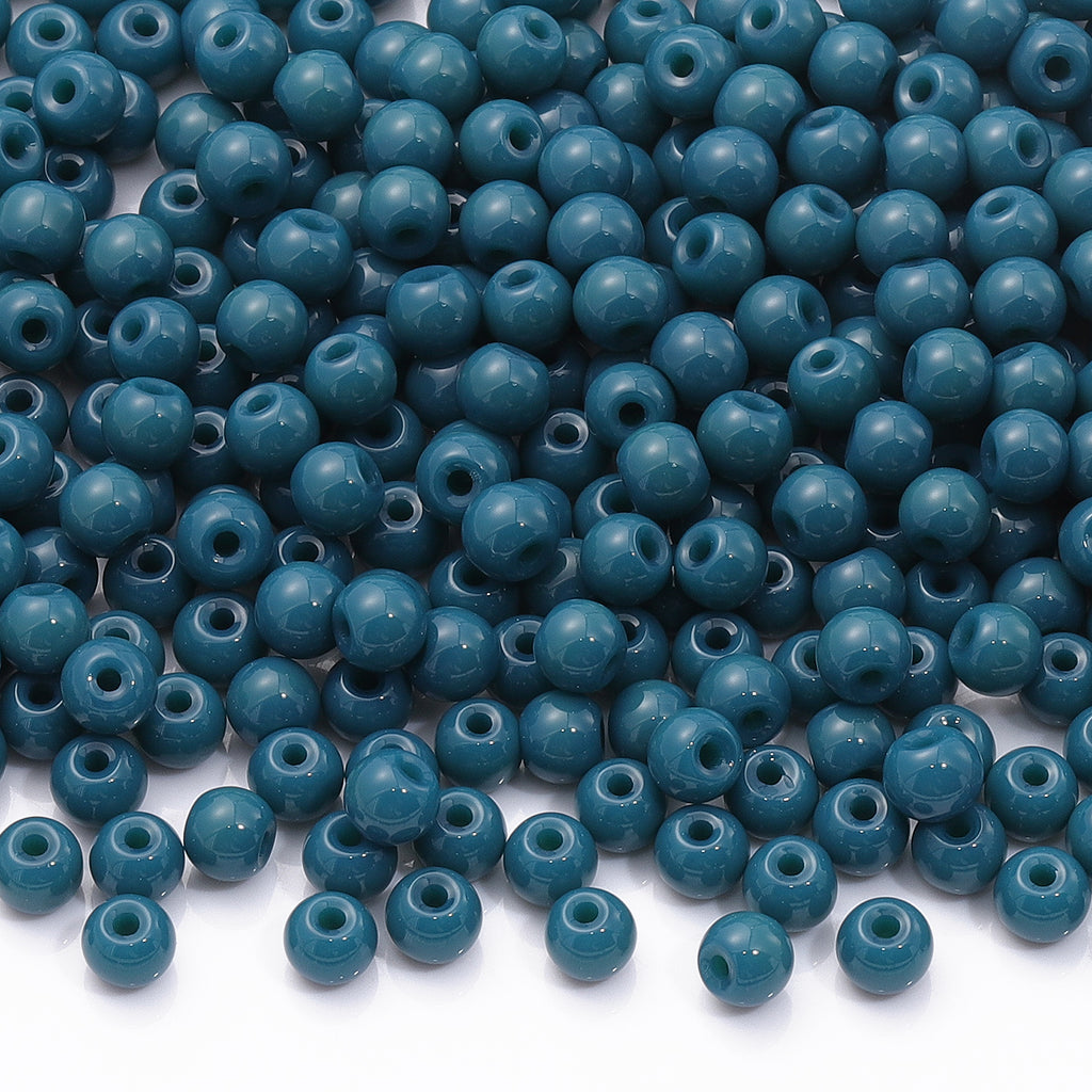 Various Colors 4.5 MM Round Shape Glass Seed Beads for Bracelets and Jewelry Making WholesaleRhinestone