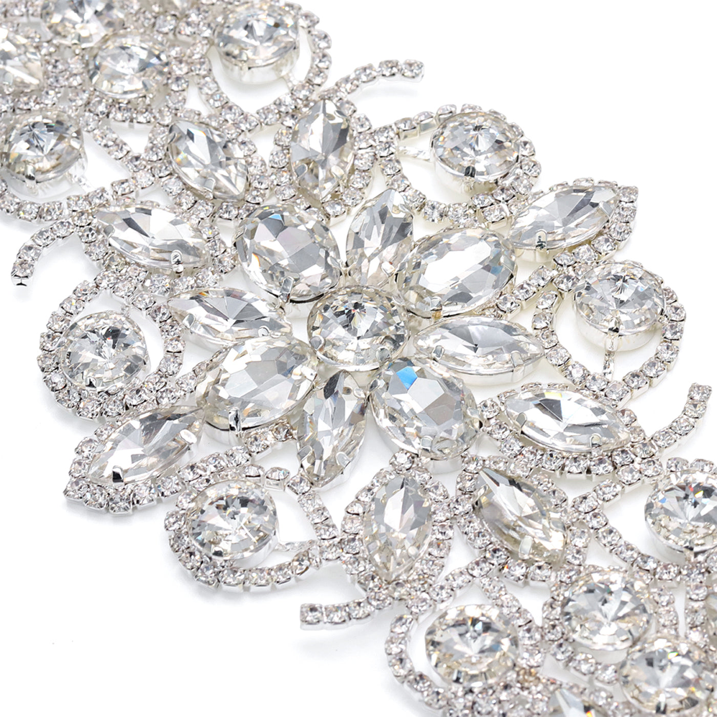 Sew-on Crystal Glass Rhinestone Applique RA427 Secondary image