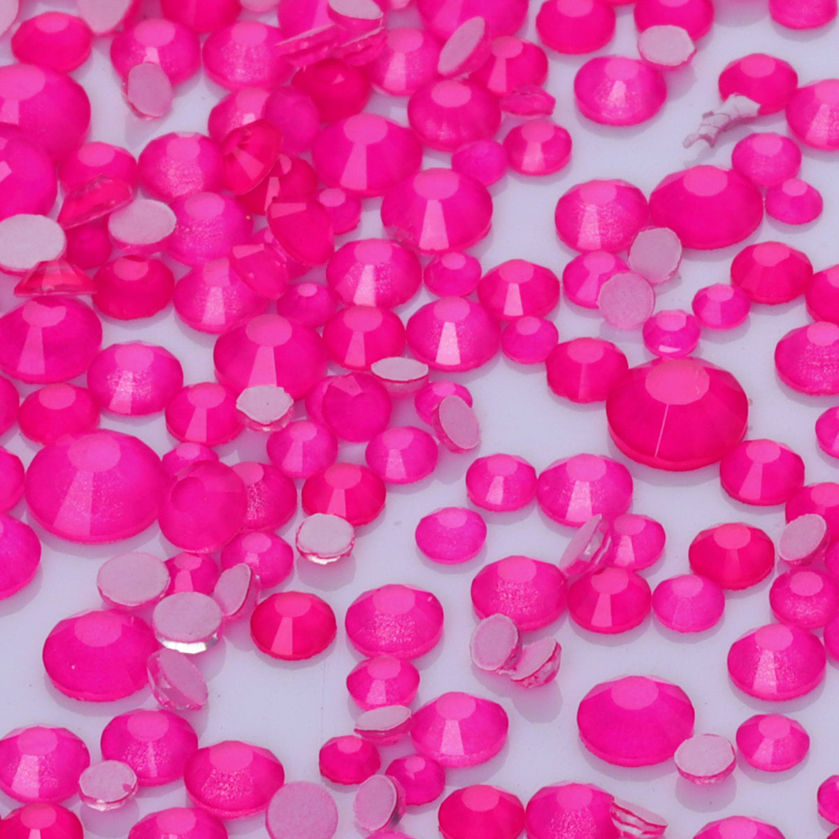 Mixed Sizes Rose FlatBack Neon Rhinestones For Nail Art WholesaleRhinestone Главное изображение товара