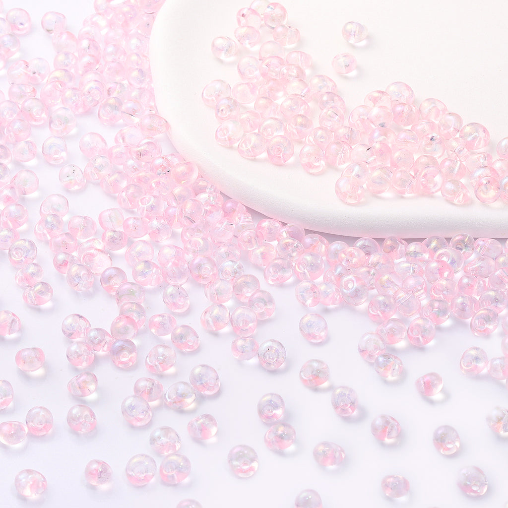 TMAB013 Transparent AB Drop Shape Glass Seed Beads WholesaleRhinestone