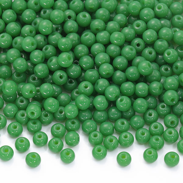 Various Colors 4.5 MM Round Shape Glass Seed Beads for Bracelets and Jewelry Making WholesaleRhinestone