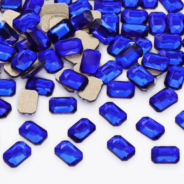 Octagon Shape Sapphire Flat Back Fancy Rhinestones WholesaleRhinestone