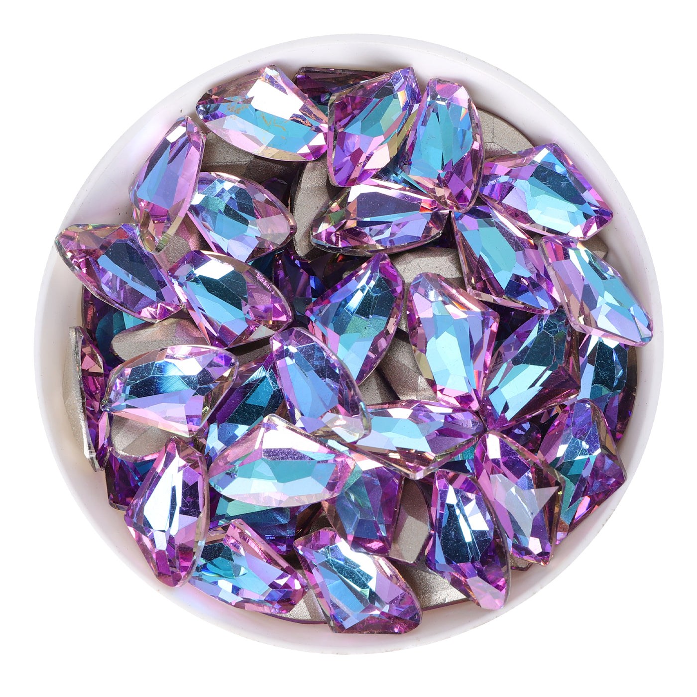 Vitrail Light Galactic Shape Glass Pointed Back Fancy Rhinestones WholesaleRhinestone Main image