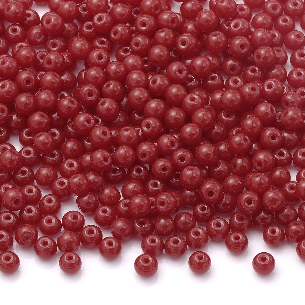 Various Colors 4.5 MM Round Shape Glass Seed Beads for Bracelets and Jewelry Making WholesaleRhinestone