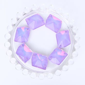 Lavender AM Cosmic Shape High Quality Glass Sew-on Rhinestones WholesaleRhinestone