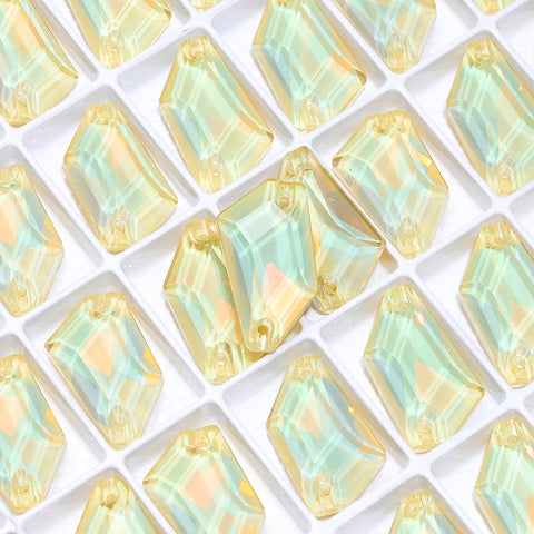 Jonquil AM De-Art Shape High Quality Glass Sew-on Rhinestones