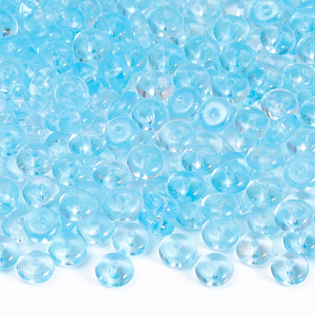 TMTG001 Transparent Candy Series Lucky Buckle Shape Glass Seed Beads WholesaleRhinestone