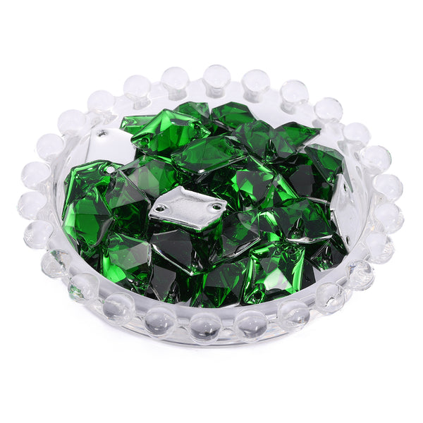 Cosmic Dark Green Resin Sew-on Rhinestones For Dance Costume WholesaleRhinestone