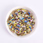 Triangle Shape Crystal AB Flat Back Fancy Rhinestones WholesaleRhinestone
