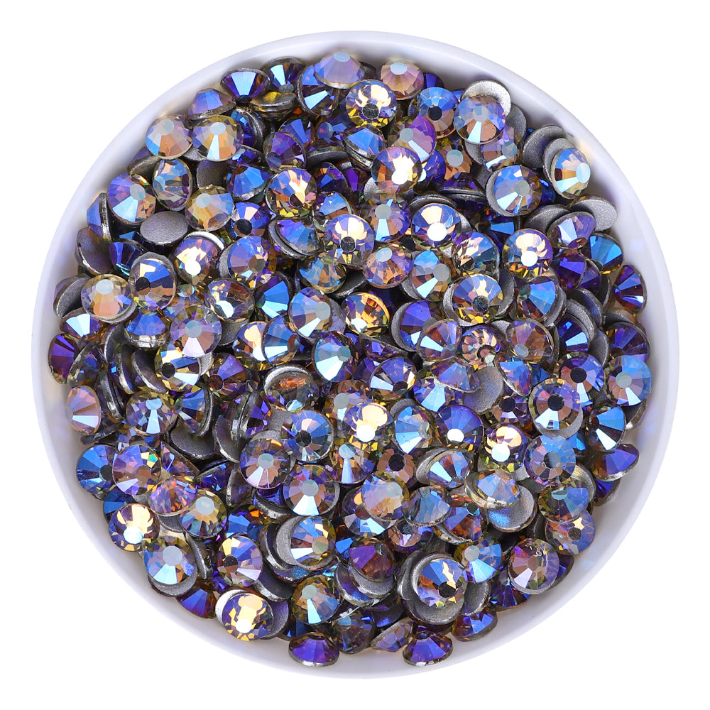 Purple Topaz Light Glass Flat Back Rhinestones Silver Back WholesaleRhinestone Main image