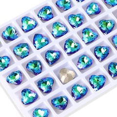 Sphinx Heart Shape High Quality Glass Pointed Back Fancy Rhinestones