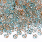 Various Colors Transparent Candy Series Lucky Buckle Shape Glass Seed Beads WholesaleRhinestone