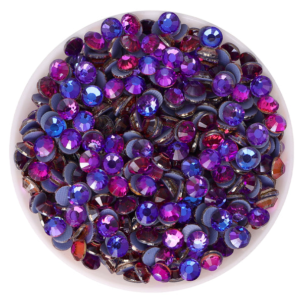 Purple Majesty Glass HotFix Rhinestones WholesaleRhinestone