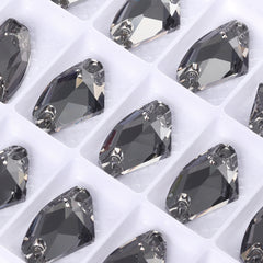 Black Diamond Galactic Shape High Quality Glass Sew-on Rhinestones WholesaleRhinestone