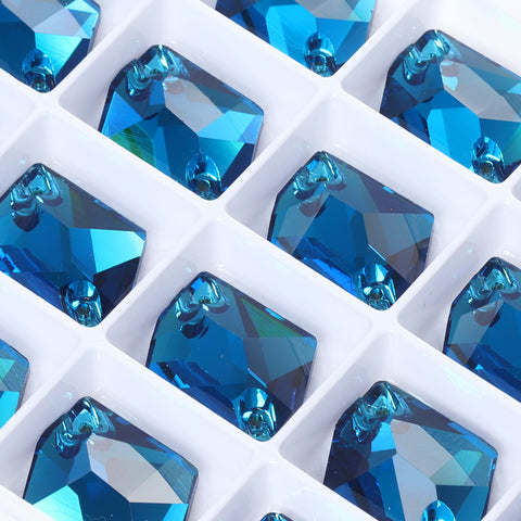 Indicolite Cosmic Shape High Quality Glass Sew-on Rhinestones Secondary image