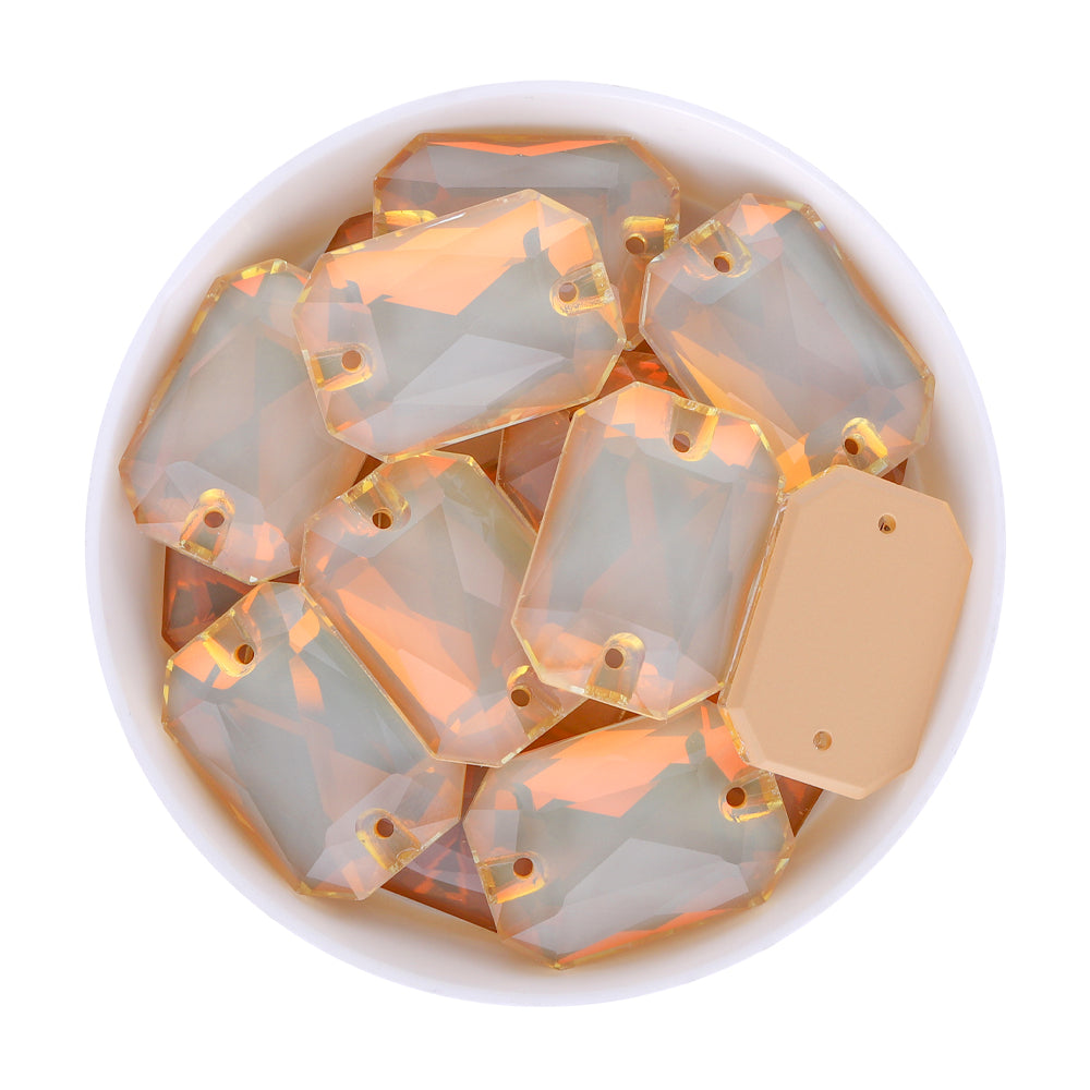 Silk AM Octagon Shape High Quality Glass Sew-on Rhinestones WholesaleRhinestone メイン画像