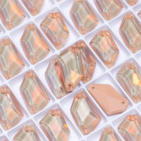 Silk AM De-Art Shape High Quality Glass Sew-on Rhinestones