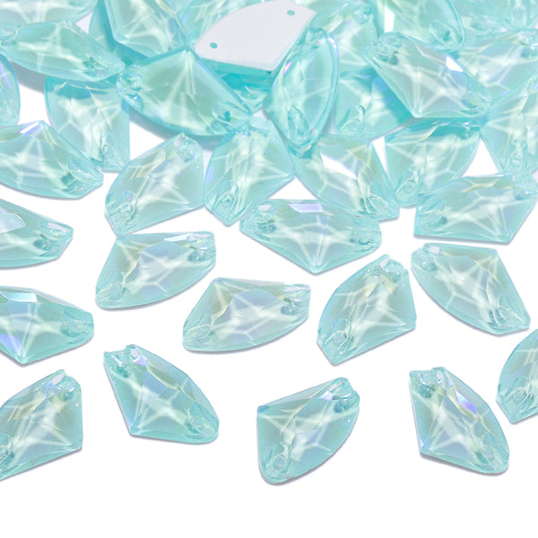 Electric Neon Light Azore Galactic Shape High Quality Glass Sew-on Rhinestones WholesaleRhinestone