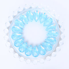 Aquamarine AM Drop Shape High Quality Glass Sew-on Rhinestones