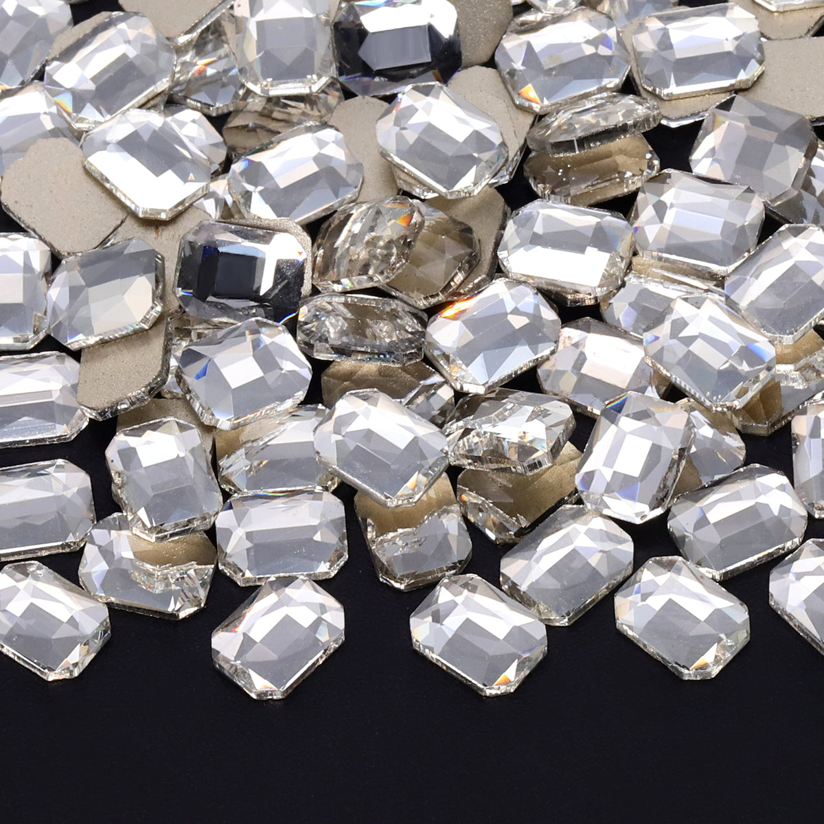 Octagon Shape Crystal Flat Back Fancy Rhinestones WholesaleRhinestone