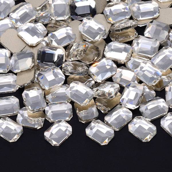 Octagon Shape Crystal Flat Back Fancy Rhinestones WholesaleRhinestone