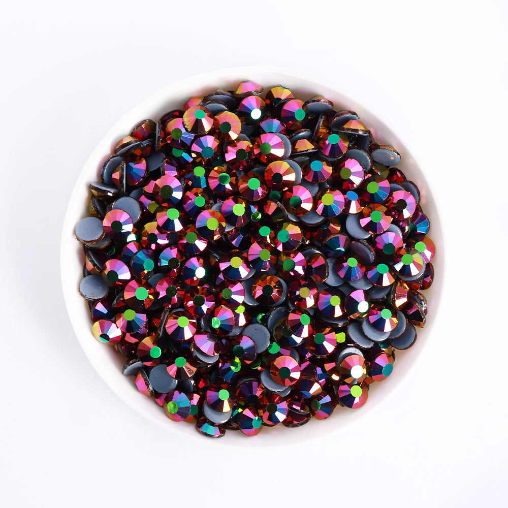 Rainbow Rose Gold Glass HotFix Rhinestones WholesaleRhinestone Main image