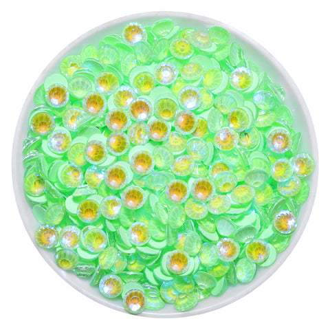 Neon Mint Mambo AB Glass FlatBack Neon Rhinestones WholesaleRhinestone Hauptbild
